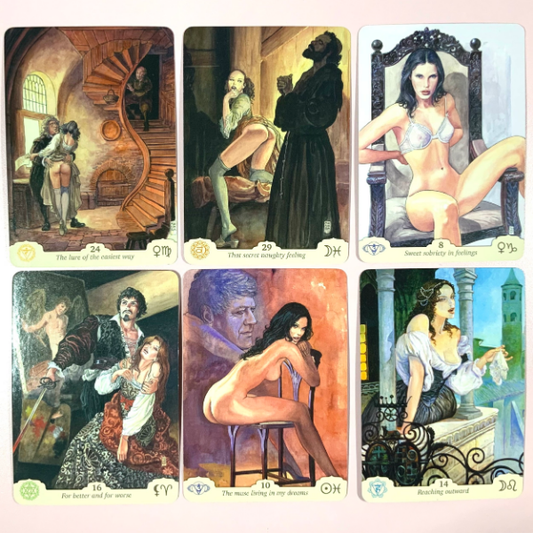 (Customizable) "Manara Erotic Oracle Deck," FOR TAROT READING