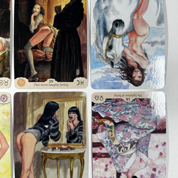 (Customizable) "Manara Erotic Oracle Deck," FOR TAROT READING