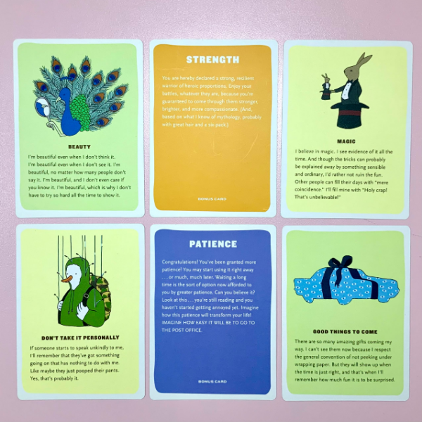 (Customizable) "Affirmators! Oracle Deck Reading