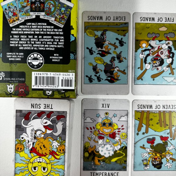 (Customizable) "Mystical Medleys Tarot Deck," FOR TAROT READING