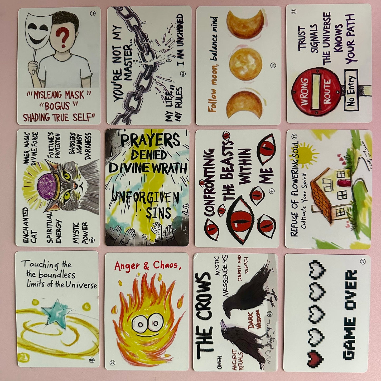 (Customizable) "Beyond the fog and shade Oracle Deck," FOR TAROT READING