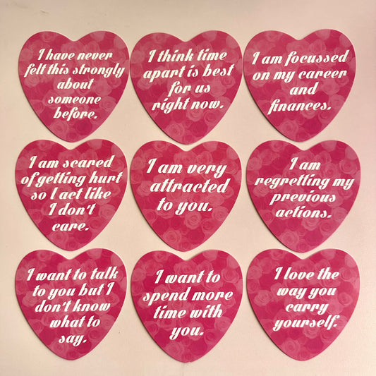 (Customizable) "Love Confessions Oracle Deck,"