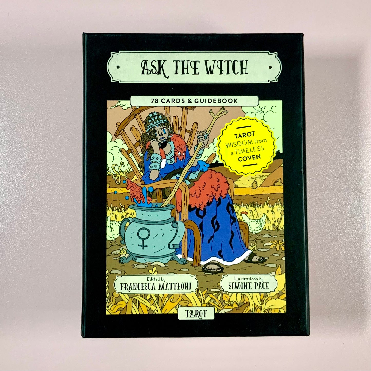 (Customizable) "Ask the Witch Tarot Deck," FOR TAROT READING