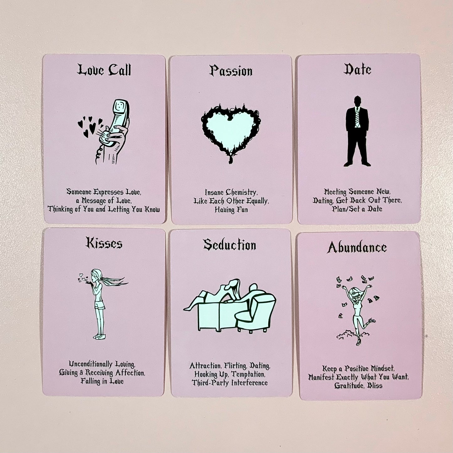 (Customizable) "Love Oracle cards Deck,"