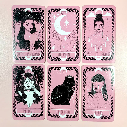 (Customizable) "The lovely omens Tarot Deck,"