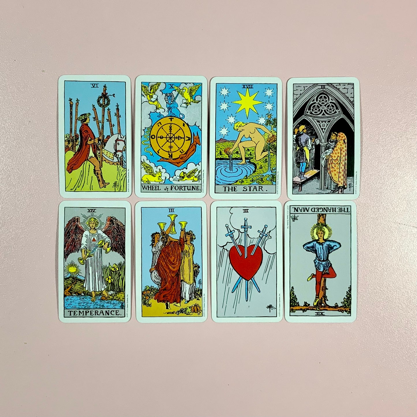 (Customizable) "MINI Rider Tarot Deck," FOR TAROT READING