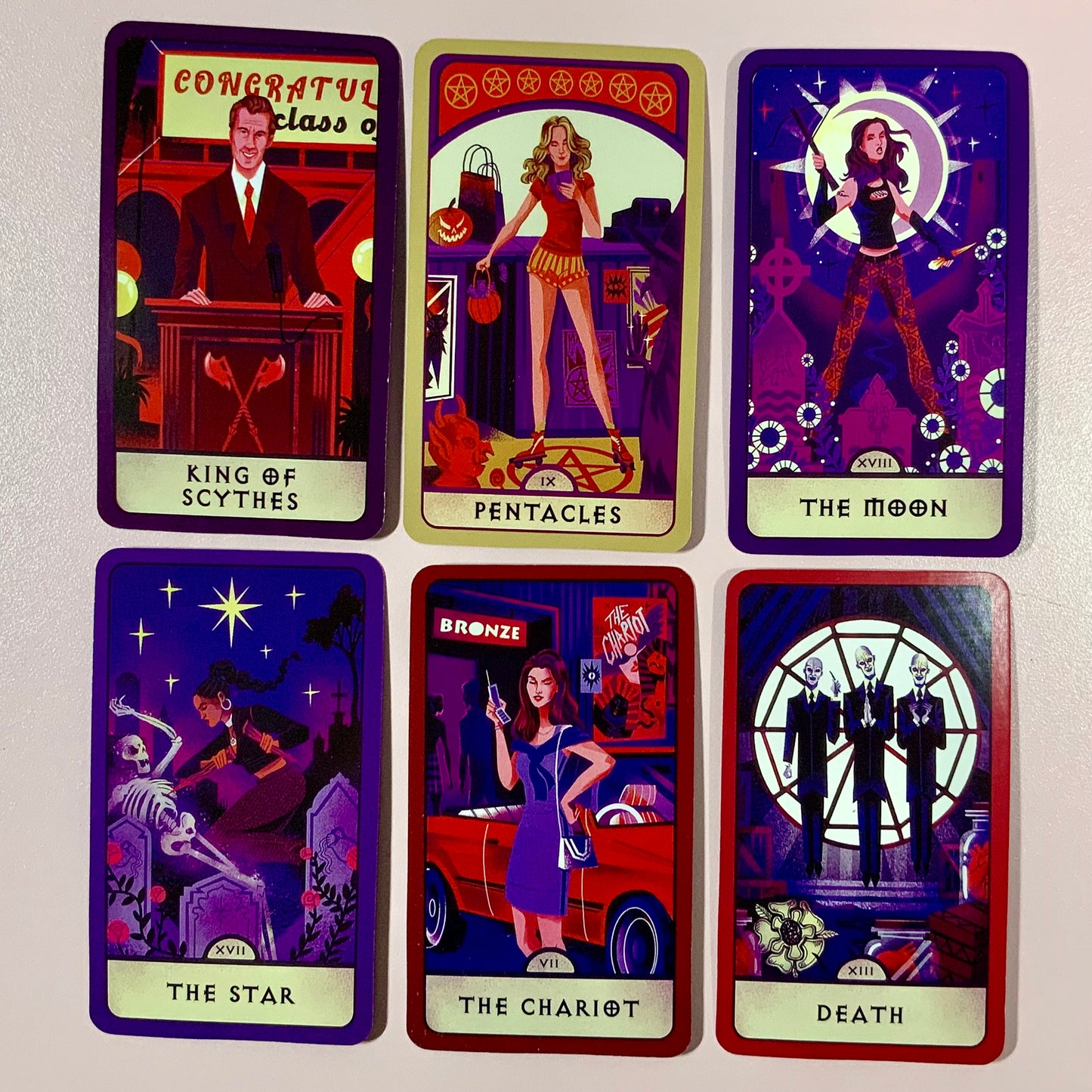 (Customizable) "Buffy the Vampire Slayer Tarot Deck," FOR TAROT READING