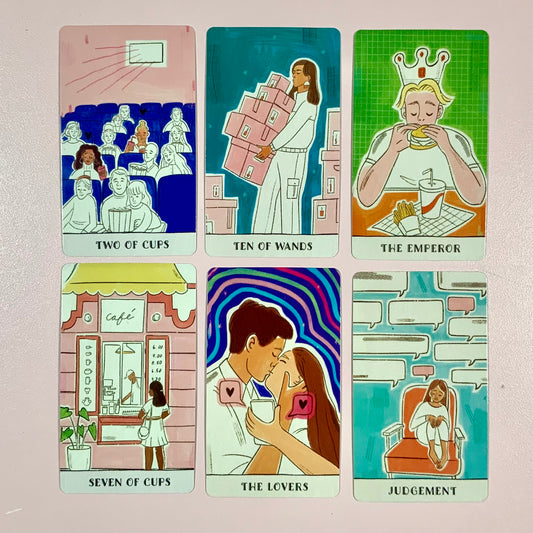 (Customizable) "Real Talk Tarot Deck,"