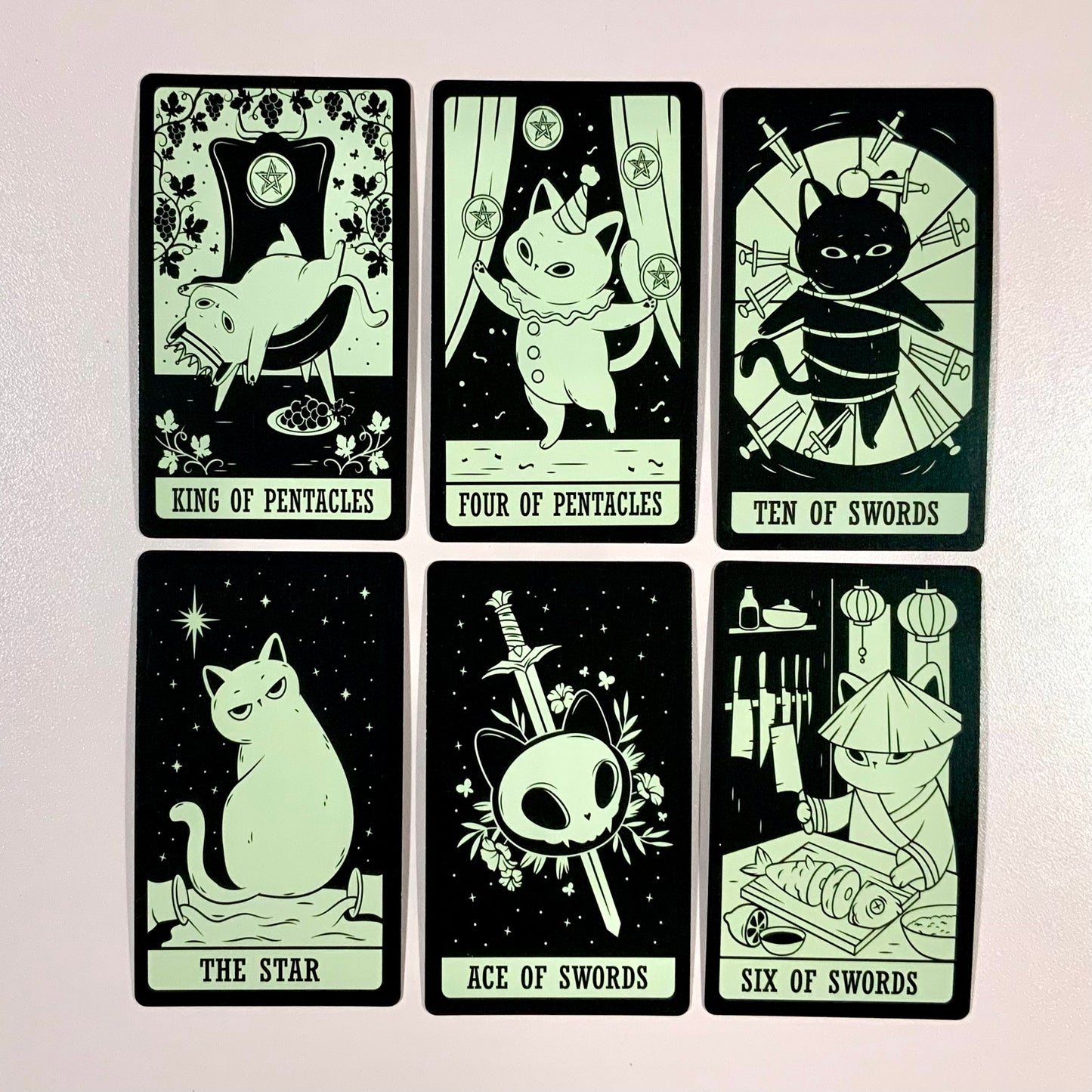 (Customizable) "The Kitten Tarot Deck," FOR TAROT READING