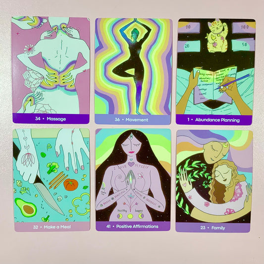 (Customizable) "The Sacred Self-Care Oracle Deck,"