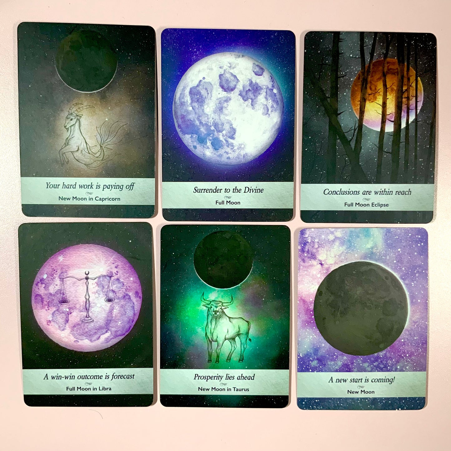 (Customizable) "Moonology Oracle Deck," FOR TAROT READING