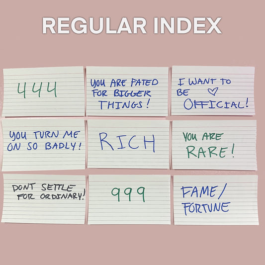 (Customizable) "Regular Index Messages addon,"