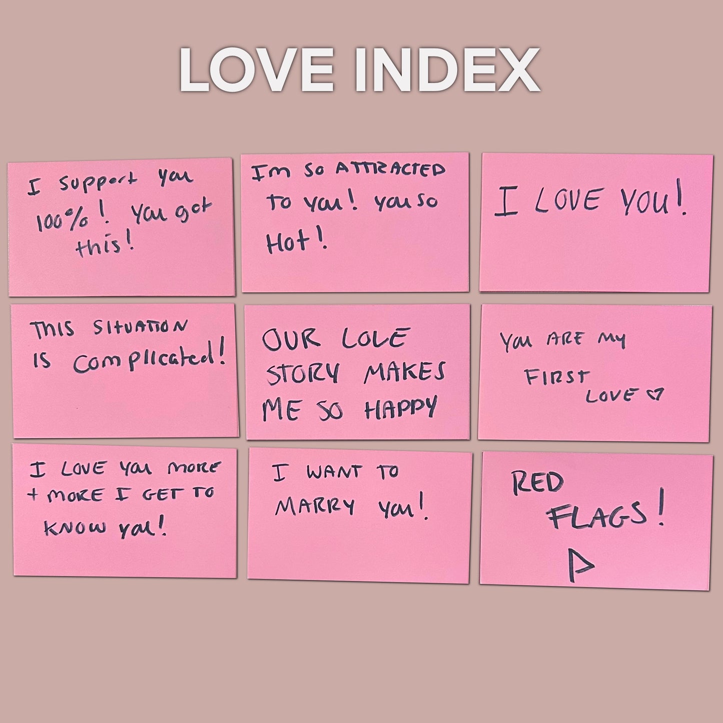 (Customizable) "Love Index Messages addon,"