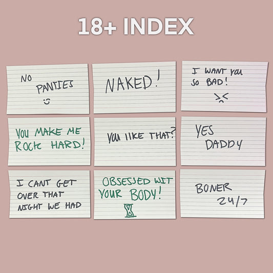 (Customizable) "18+ Index Messages addon," FOR TAROT READING