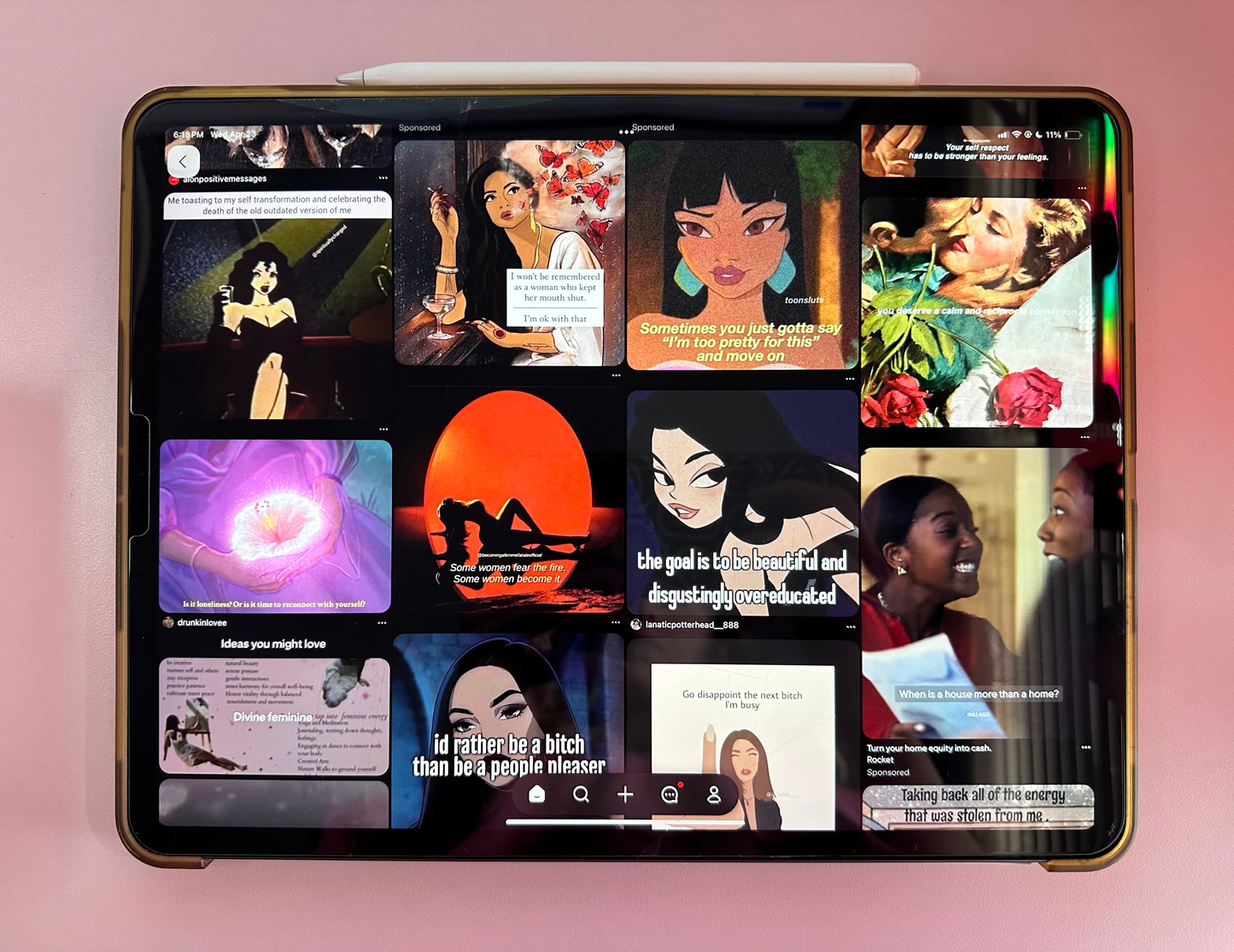 (30 MIN) Pinterest Board Reading