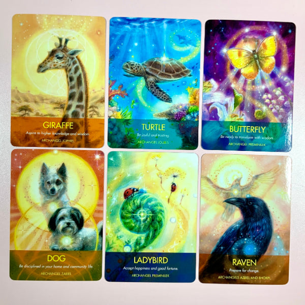 (Customizable) "Archangel Animal Oracle Deck," FOR TAROT READING